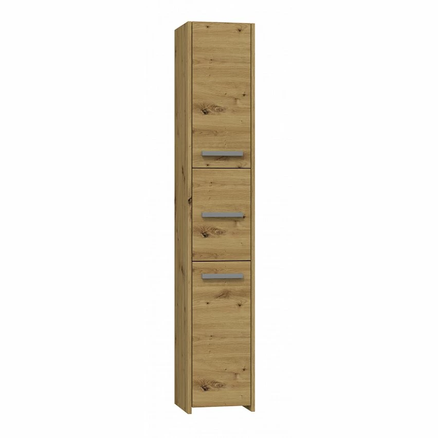 Vente flash 💯 Hucoco VERONA - Armoire de salle de bains - 170x30x30 cm - Colonne salle de bains - Mobilier salle de bains toilette - Aspect bois - Chêne 🎁